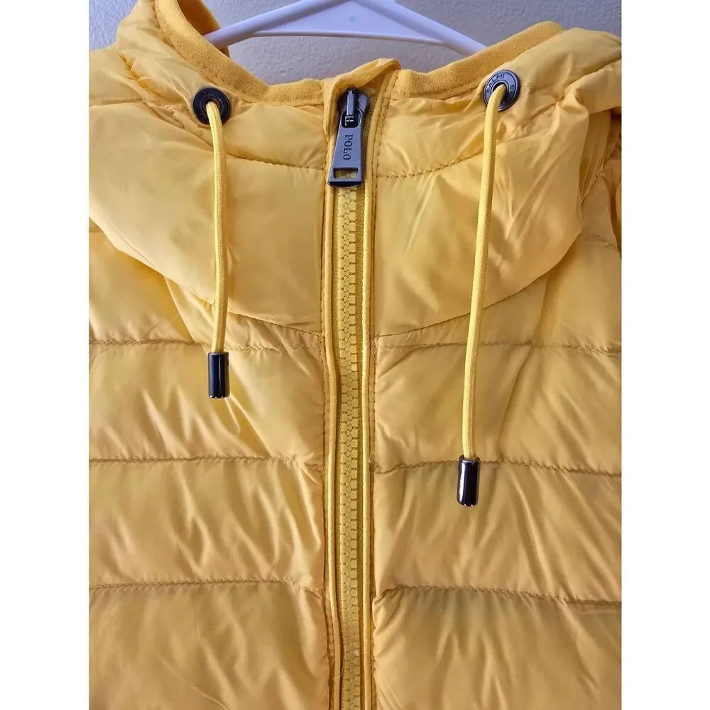 Polo Ralph Lauren Packable Lightweight Quilted Hooded Jacket Large NWT $248